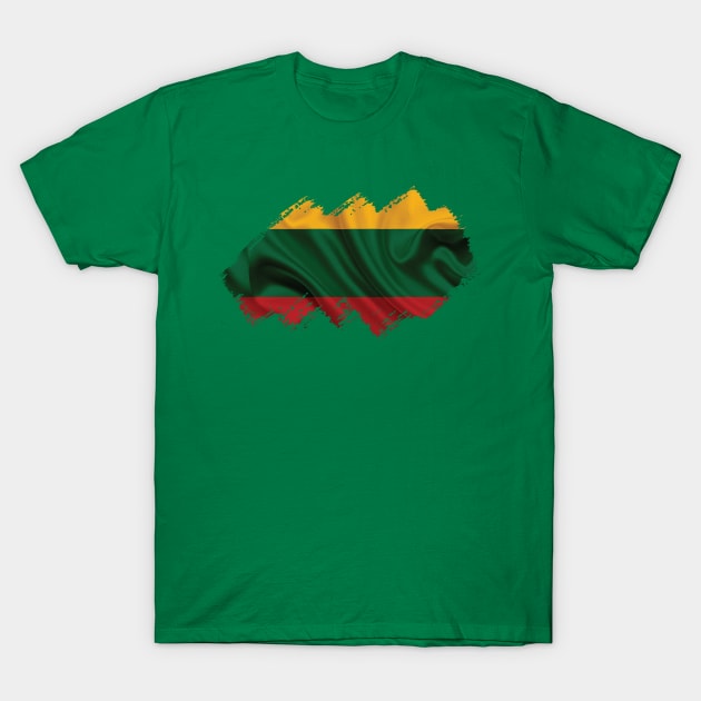 Flag of Lithuania T-Shirt by Teemperor